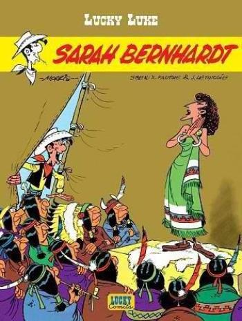 Couverture de l'album Lucky Luke (Lucky Comics / Dargaud / Le Lombard) - 19. Sarah Bernhardt