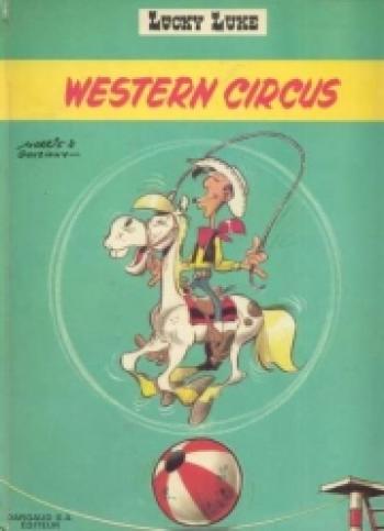 Couverture de l'album Lucky Luke (Lucky Comics / Dargaud / Le Lombard) - 5. Western circus