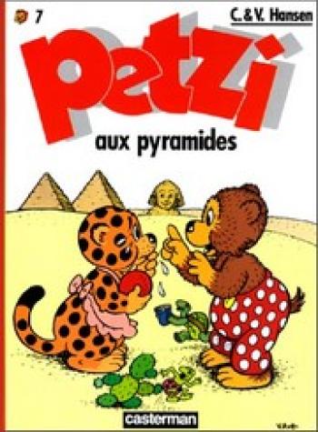 Couverture de l'album Petzi (Deuxième série) - 7. Petzi aux pyramides