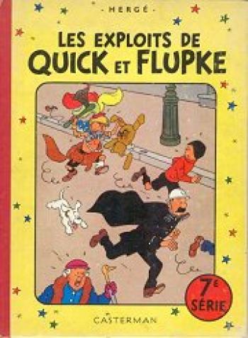 Couverture de l'album Les Exploits de Quick et Flupke - 7. Les exploits de Quick et Flupke - 7e série