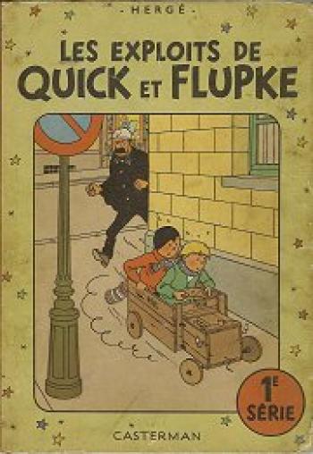 Couverture de l'album Les Exploits de Quick et Flupke - 1. Les exploits de Quick et Flupke - 1e série