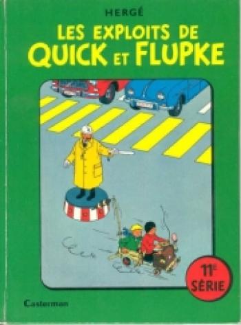 Couverture de l'album Les Exploits de Quick et Flupke - 11. Les exploits de Quick et Flupke - 11e série