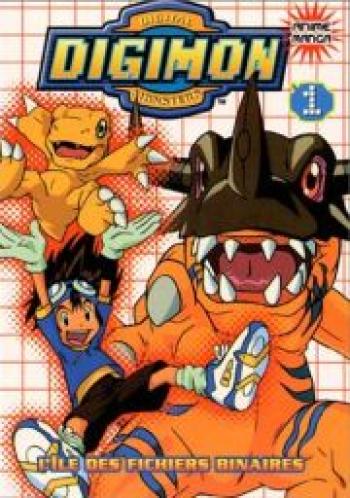 Couverture de l'album Digimon - Digital Monsters - 1. L'île des fichiers binaires