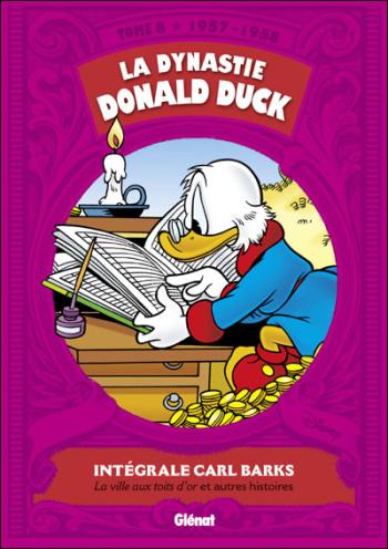 Couverture de l'album La Dynastie Donald Duck - Intégrale Carl Barks - 8. 1957-1958 - La ville aux toits d'or et autres histoires