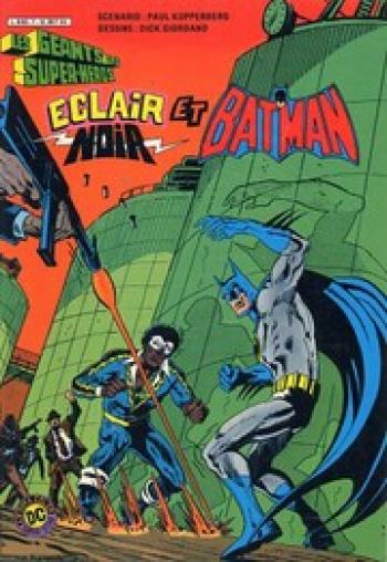Couverture de l'album Les Géants Des Super-Héros - 7. Eclair Noir et Batman