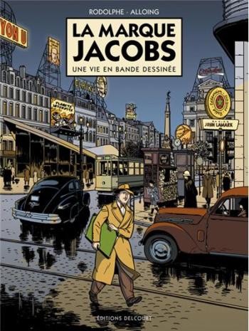 Couverture de l'album La marque Jacobs, une vie en bande dessinée (One-shot)