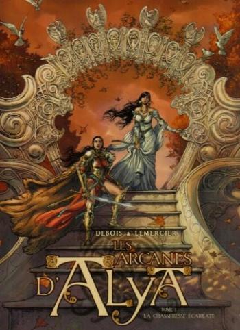Couverture de l'album Les arcanes d'Alya - 1. La chasseresse écarlate