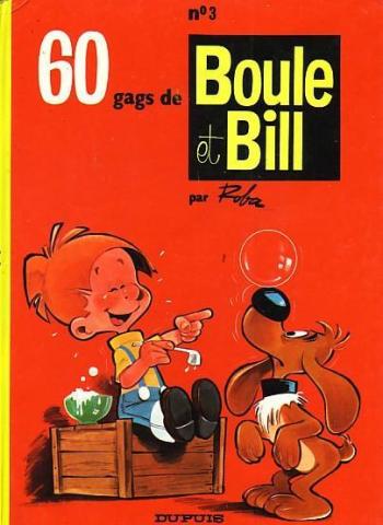 Couverture de l'album Boule & Bill - 3. 60 gags de Boule et Bill n° 3