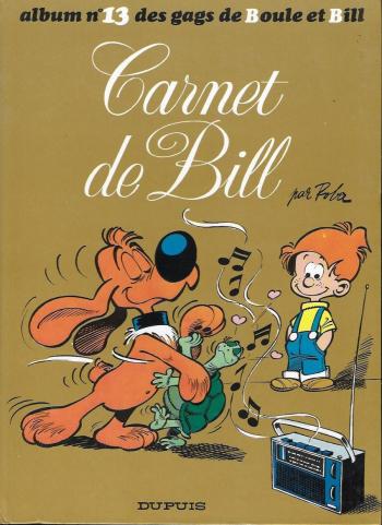 Couverture de l'album Boule & Bill - 13. Carnet de Bill