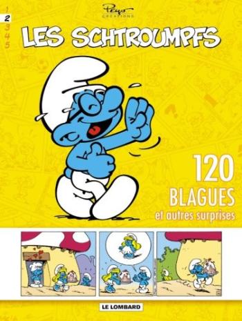 Couverture de l'album Les Schtroumpfs (Gags) - 2. 120 blagues de Schtroumpfs