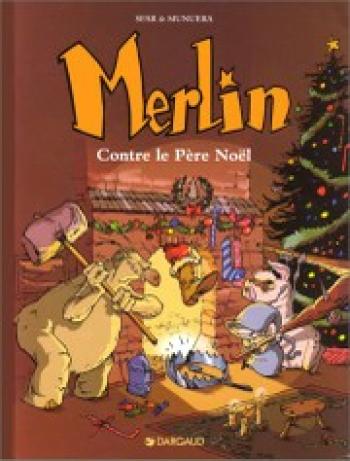 Couverture de l'album Merlin (Joann Sfar) - 2. Merlin contre le père Noël