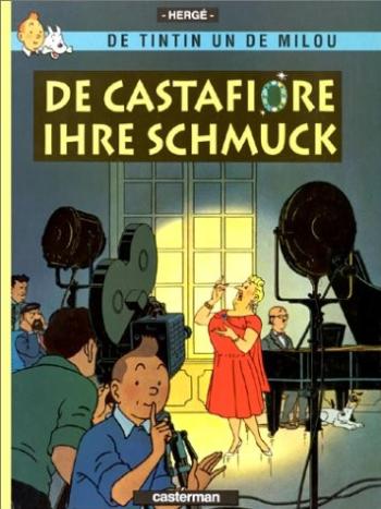 Couverture de l'album Tintin (En langues régionales et étrangères) - 21. De Castafiore ihre Schmuck (alsacien)