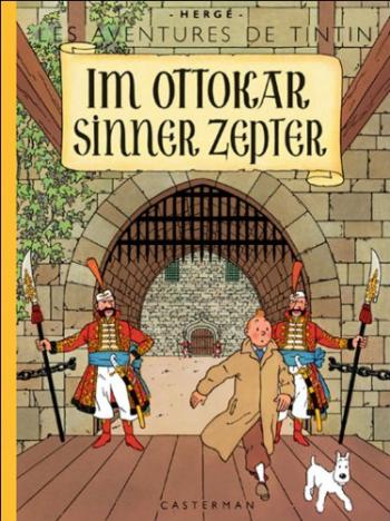 Couverture de l'album Tintin (En langues régionales et étrangères) - 8. Im Ottokar sinner zepter (alsacien)