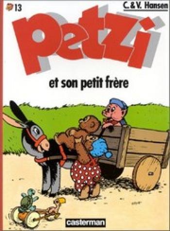 Couverture de l'album Petzi (Deuxième série) - 13. Petzi et son petit frère