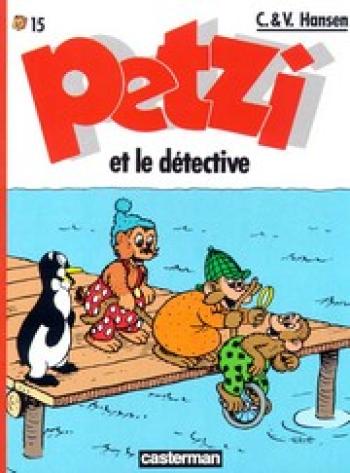 Couverture de l'album Petzi (Deuxième série) - 15. Petzi et le détective