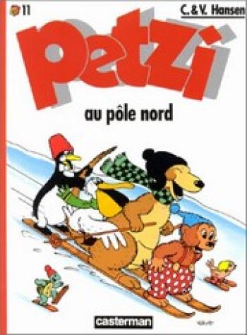Couverture de l'album Petzi (Deuxième série) - 11. Petzi au pôle nord