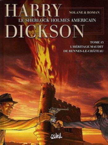 Couverture de l'album Harry Dickson - Le Sherlock Holmes américain - 13. L'Héritage maudit de Rennes-le-Château