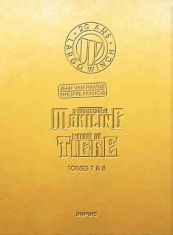 Couverture de l'album Largo Winch (20 ans - édition Gold) - 4. La forteresse de Makiling / L'heure du tigre - Tomes 7 et 8