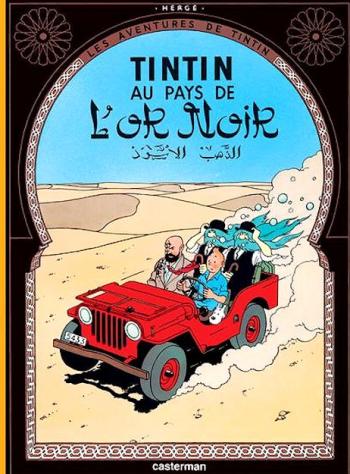 Couverture de l'album Les Aventures de Tintin (Petit format) - 15. Tintin au pays de l'or noir