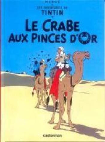 Couverture de l'album Les Aventures de Tintin (Petit format) - 9. Le Crabe aux pinces d'or