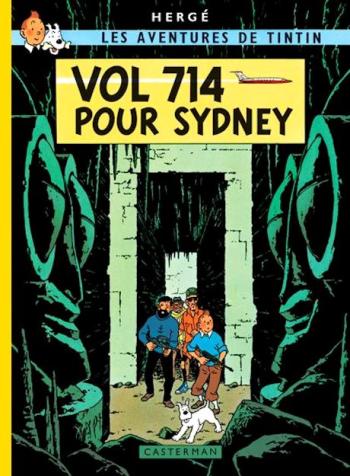 Couverture de l'album Les Aventures de Tintin (Petit format) - 22. Vol 714 pour Sydney