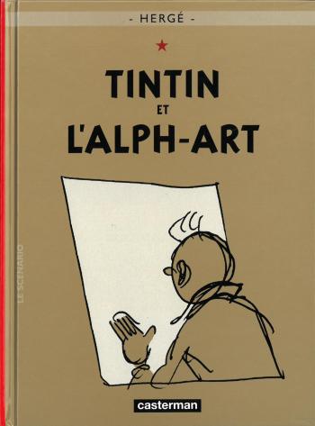 Couverture de l'album Les Aventures de Tintin (Petit format) - 24. Tintin et l'alph-art