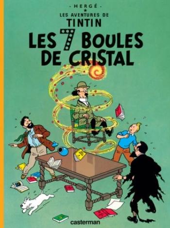 Couverture de l'album Les Aventures de Tintin (Petit format) - 13. Les 7 Boules de cristal