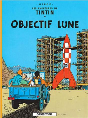 Couverture de l'album Les Aventures de Tintin (Petit format) - 16. Objectif Lune