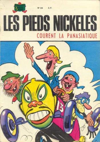 Couverture de l'album Les Pieds Nickelés (3e série - 1946-1988) - 33. Les pieds nickelés courent la Panasiatique