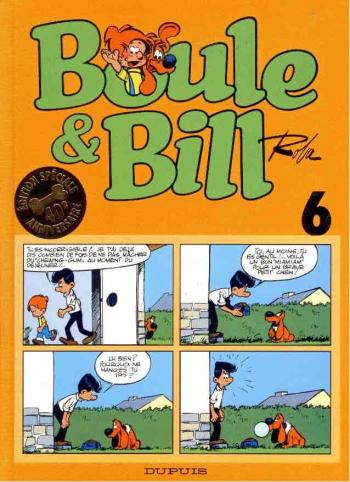 Couverture de l'album Boule & Bill (Édition spéciale 40 ans) - 6. Boule et Bill - Tome 6