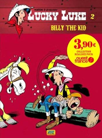 Couverture de l'album Lucky Luke (Collection Ouest France) - 2. Billy the Kid