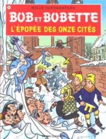 Couverture de l'album Bob et Bobette - 298. L'Épopée des Onze Cités