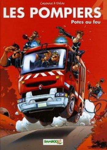 Couverture de l'album Les Pompiers - 4. Potes au feu