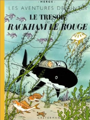 Couverture de l'album Les Aventures de Tintin - 12. Le Trésor de Rackham le Rouge