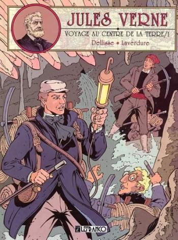 Couverture de l'album Jules Verne (Lefrancq) - 1. Voyage au centre de la terre (tome 1)