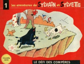 Couverture de l'album Sylvain et Sylvette (Albums Fleurette - Nouvelle série) - 1. Le Défi des compères