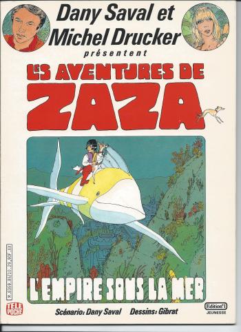 Couverture de l'album Les aventures de Zaza - 1. L'empire sous la mer
