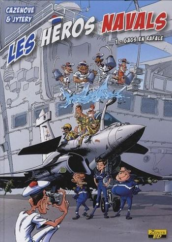 Couverture de l'album Les Héros navals - 1. Gags en Rafale