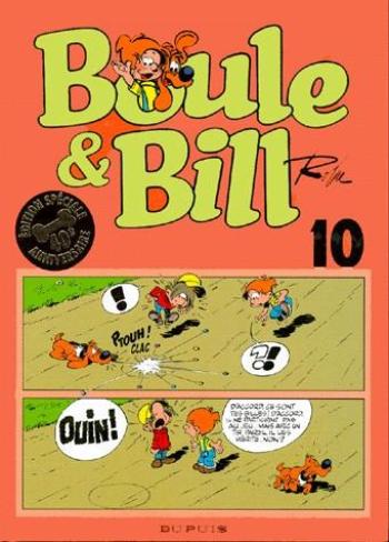 Couverture de l'album Boule & Bill (Édition spéciale 40 ans) - 10. Boule et Bill - Tome 10