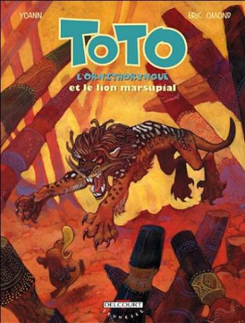 Couverture de l'album Toto l'ornithorynque - 7. Toto l'ornithorynque et le lion marsupial