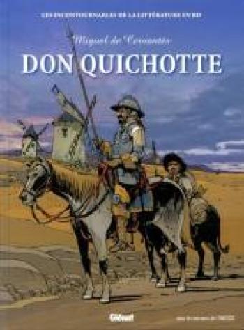 Couverture de l'album Les Incontournables de la littérature en BD - 24. Don Quichotte
