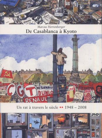 Couverture de l'album Un rat à travers le siècle - 2. 1948 - 2008 : de Casablanca à Kyoto