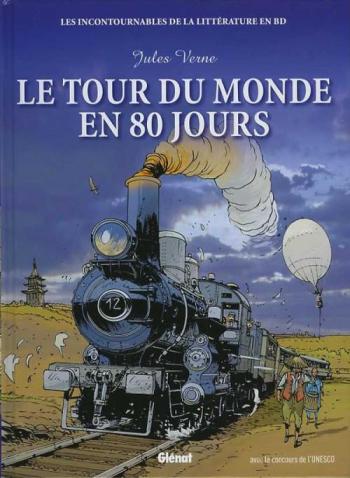 Couverture de l'album Les Incontournables de la littérature en BD - 2. Le Tour du monde en 80 jours