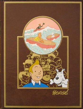 Couverture de l'album Tintin (L'œuvre intégrale d'Hergé - Rombaldi) - 2. L'œuvre intégrale d'Hergé - Tome 2