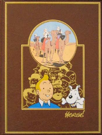Couverture de l'album Tintin (L'œuvre intégrale d'Hergé - Rombaldi) - 5. L'œuvre intégrale d'Hergé - Tome 5