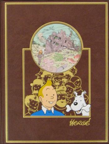 Couverture de l'album Tintin (L'œuvre intégrale d'Hergé - Rombaldi) - 6. L'œuvre intégrale d'Hergé - Tome 6
