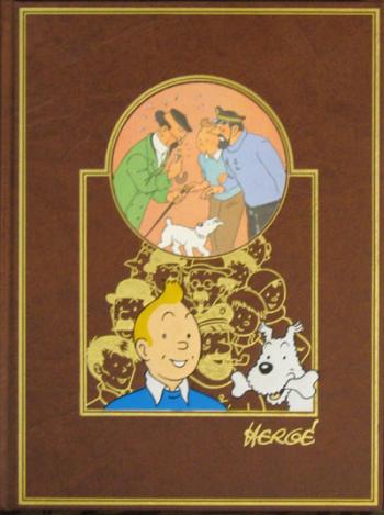 Couverture de l'album Tintin (L'œuvre intégrale d'Hergé - Rombaldi) - 9. L'œuvre intégrale d'Hergé - Tome 9