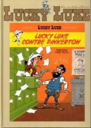 Couverture de l'album Lucky Luke - La Collection (Hachette) - 76. Lucky Luke contre Pinkerton