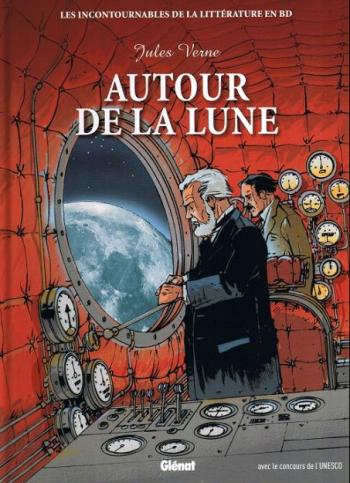 Couverture de l'album Les Incontournables de la littérature en BD - 28. Autour de la Lune