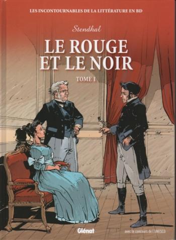 Couverture de l'album Les Incontournables de la littérature en BD - 25. Le Rouge et le Noir - Tome 1